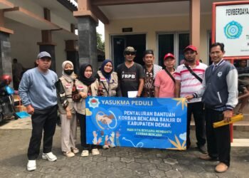 YASUKMA Salurkan Bantuan Kemanusiaan untuk Korban Banjir Kudus dan Demak